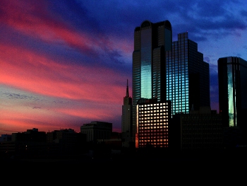 This glorious photo of a Dallas, Texas sunrise was taken by photographer Dan Freeman of Glen Heights, TX.